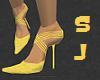 SJ Yellow High Heels