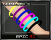 [3D] Multi Bracelet |R