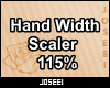 Hand Width Scaler 115%