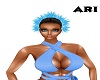 blue wrap