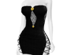 sexy laceup dress black
