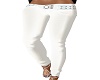 Frost White Leather Pant