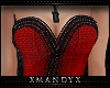 xMx:Red&Black Corset