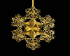 Gold Star Ornament 