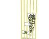 Yellow divider with vine