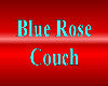 Blue rose couch
