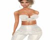 White Leather Top