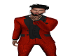 Red glitter suit