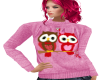 Valentine  Owls Sweater
