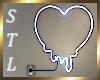 Sky Neon Heart Sign