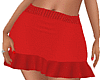 Ruffle Red Skirt
