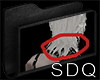 "SDQ" add hairs white