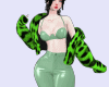 LD Green fur coat