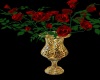 &; Rose vase gold &;