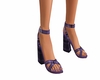 Plaid Purple Heels