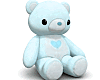 Pastel Blue Teddy Bear