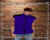 purple puffy vest