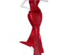 Red Satin Gown