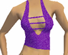  Purple Halter Top