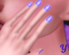 Nails Short  Violet