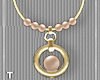 CreamGold Pearl Necklace
