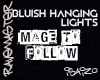 Bluish Hanging Lights