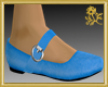 Blue Doll Shoes