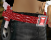 Belt with red weapon