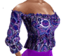 purple paisley blouse