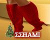 GLITTER XMAS BOOTS RED
