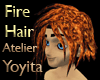 fire male hair