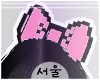 서울 Pink Pixel Bow.