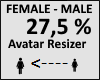 Avatar scaler 27,5%