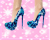 blue leopard heels