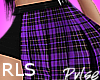 Plaid Skirt Purple | RLS
