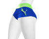BLUE MINI SHORTS