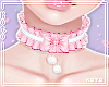 琴. Meowo white choker