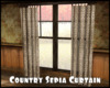 *Country Sepia Curtain
