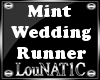 L| Mint Wedding Runner