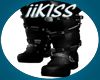 [K1] Black Biker Boots
