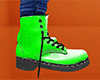 Green Combat Boots / Work Boots 3 (M)
