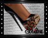 Black Leopard Heels