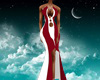 Red & White Gown Pb