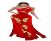 Red xy chinese gown