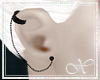[X]Black Ear Chain (R)