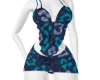 blue anim dress