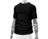 ✦Black T-Shirt + tatto