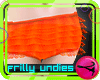 MORF Frilly Orange Undie