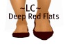~LC~ Deep Red Flats
