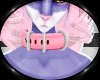 Pet Collar - Pink/Silv
